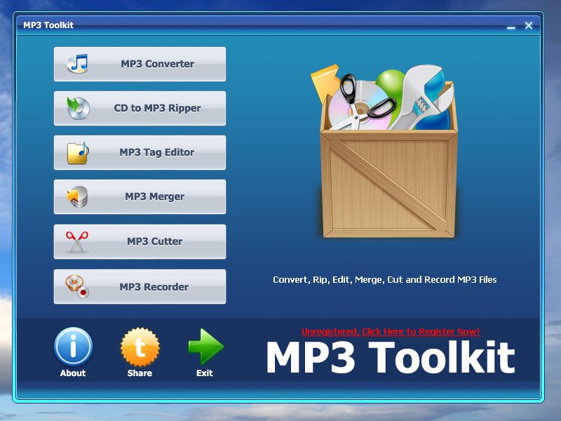 MP3 Toolkit Screenshot