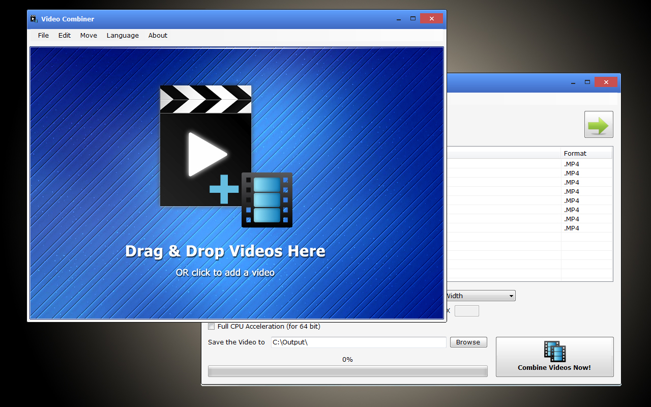 Windows 7 Video Combiner 1.3.4 full