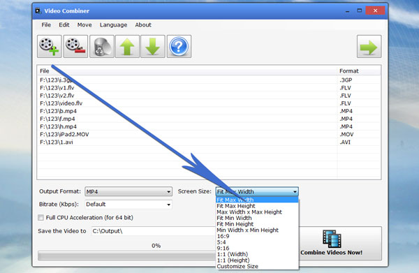 Set Screen Size